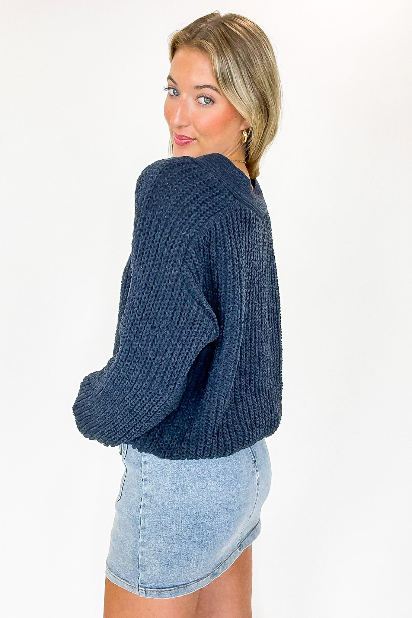 Rosette Threads Knit Cardigan · Madison + Mallory