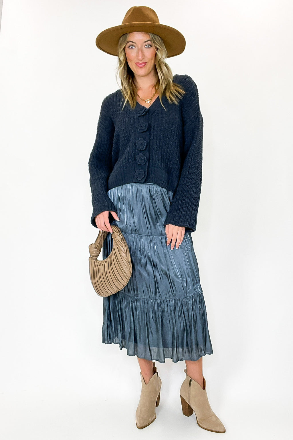 Rosette Threads Knit Cardigan - FINAL SALE - Madison and Mallory