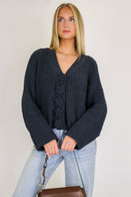 Rosette Threads Knit Cardigan - Madison and Mallory