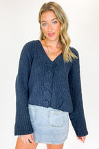 Rosette Threads Knit Cardigan - FINAL SALE - Madison and Mallory