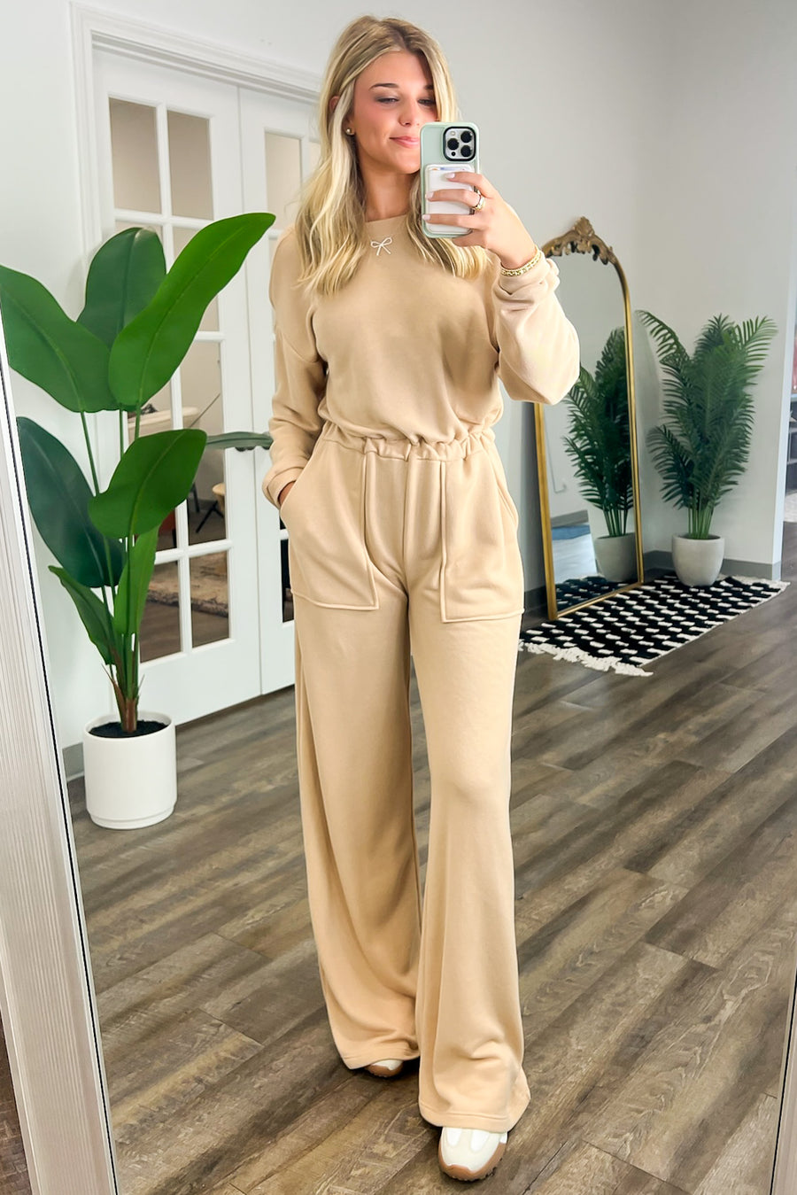  Rowynn Boat Neck Wide Leg Jumpsuit - Madison and Mallory