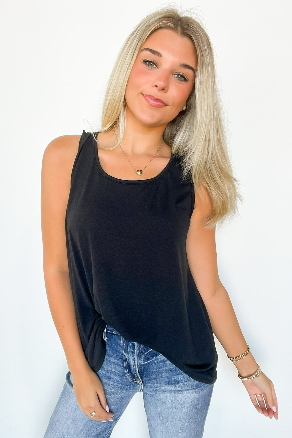  Russo Flowy Tank Top - FINAL SALE - Madison and Mallory