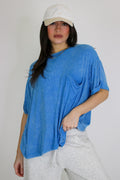 Rylee Mineral Wash Rib Knit Top
