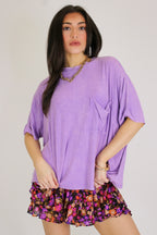 Rylee Mineral Wash Rib Knit Top - Madison and Mallory