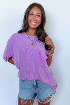 Rylee Mineral Wash Rib Knit Relaxed Pocket Top - BACK IN STOCK - Madison and Mallory