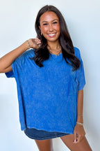 Rylee Mineral Wash Rib Knit Top - BACK IN STOCK
