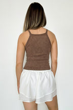 Safi Seamless Ribbed Knit Tank Top - FINAL SALE - Madison and Mallory
