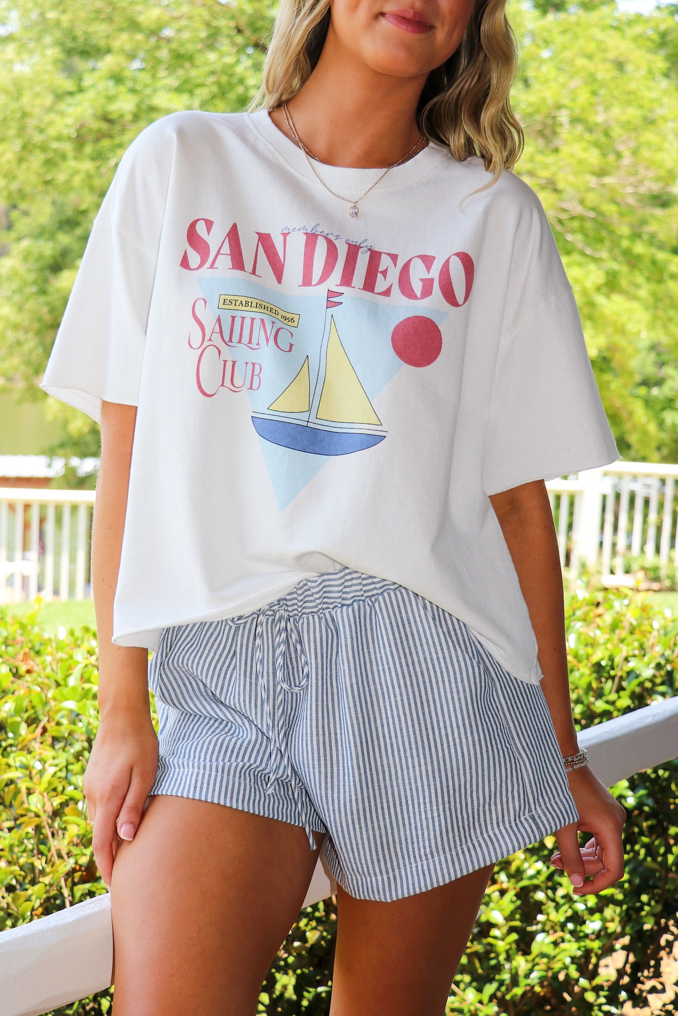 San Diego Sailing Club Graphic Tee - Madison and Mallory
