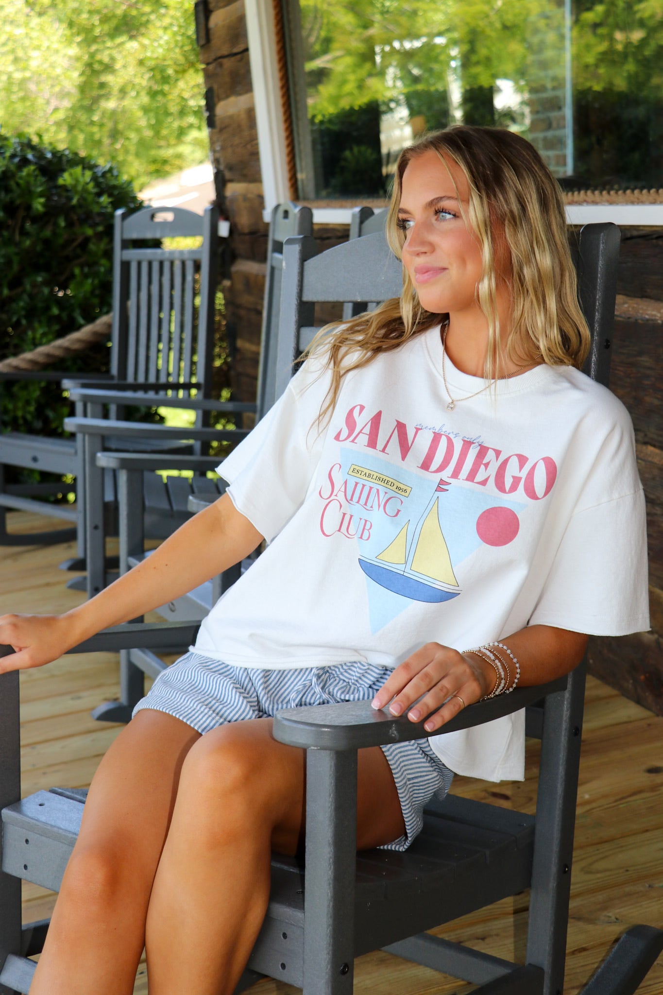 San Diego Sailing Club Graphic Tee · Madison + Mallory