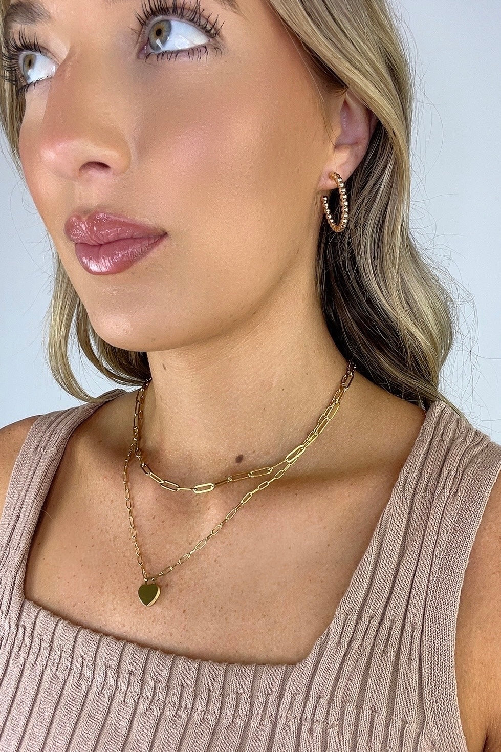 Sculpted Glow Ball Hoop Trio Earring Set - Madison and Mallory