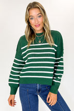 Seam Story Striped Oversized Sweater - BACK IN STOCK