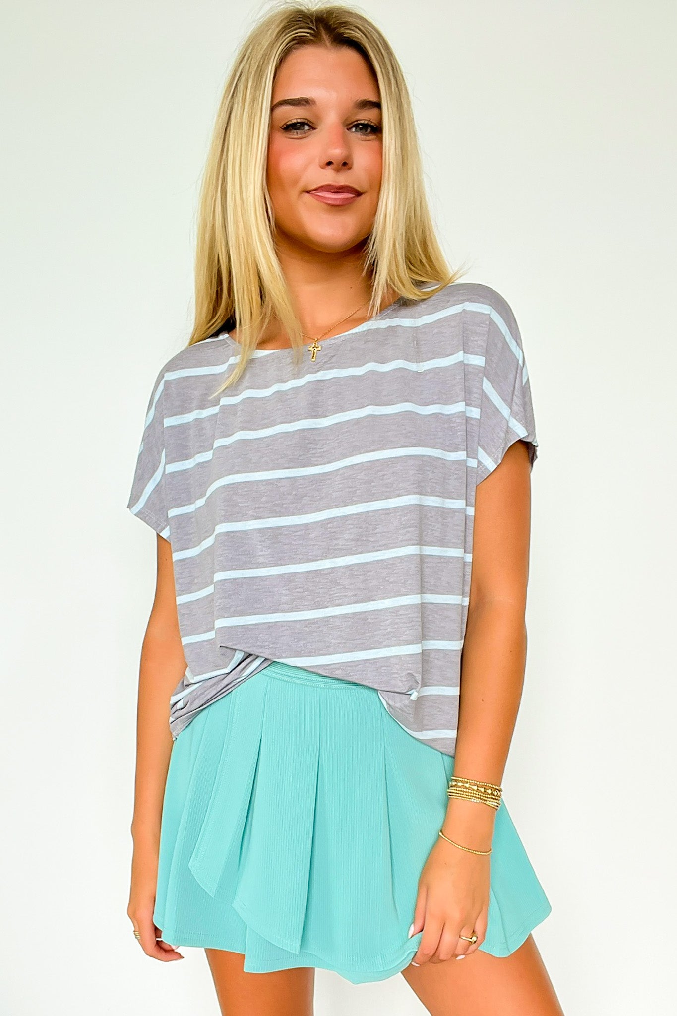  Selsey Striped Dolman Sleeve Top - FINAL SALE - Madison and Mallory