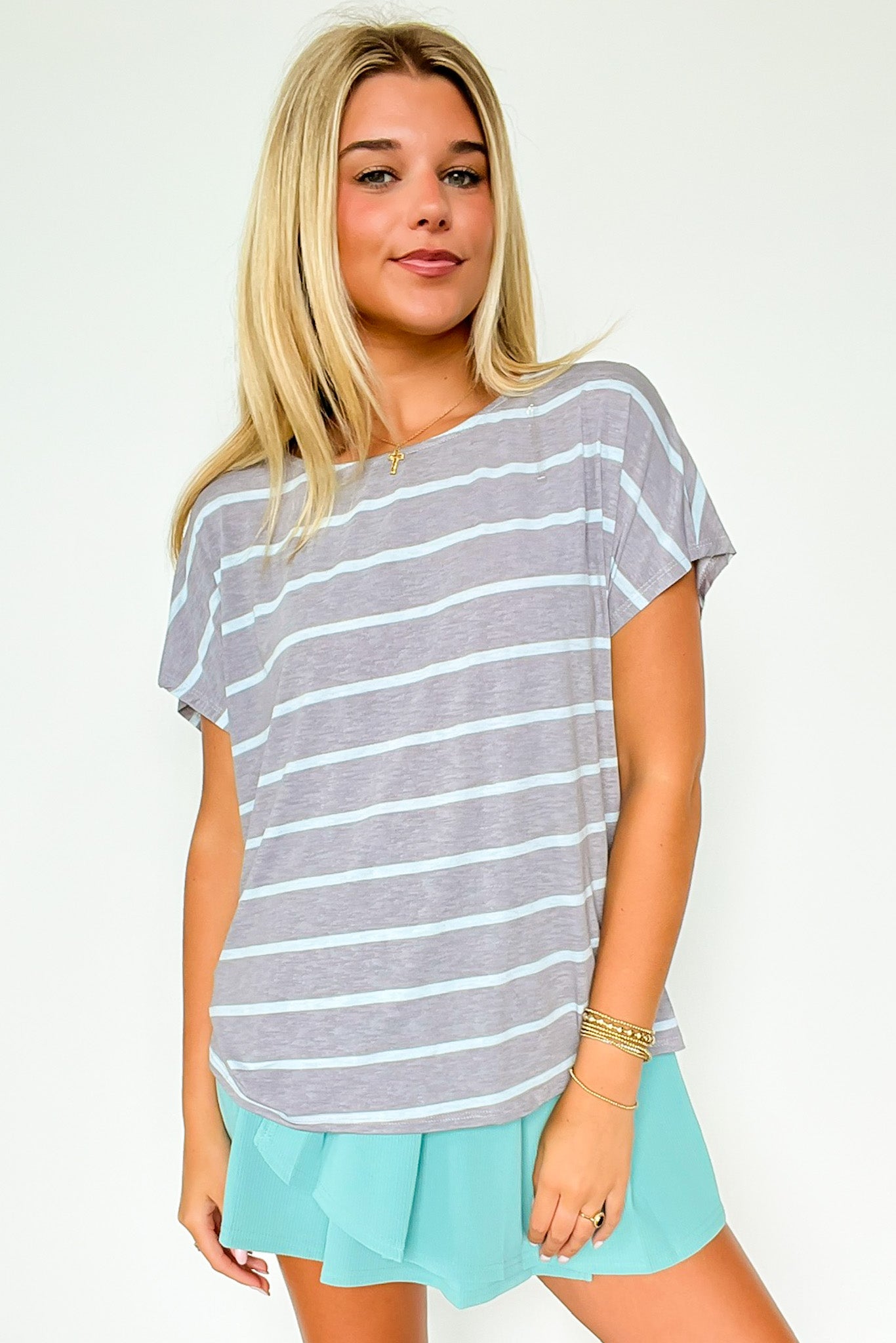  Selsey Striped Dolman Sleeve Top - FINAL SALE - Madison and Mallory