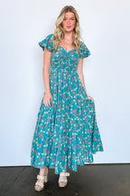 Sensationally Sweeter Floral Tiered Maxi Dress - FINAL SALE - Madison and Mallory