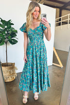Sensationally Sweeter Floral Tiered Maxi Dress - FINAL SALE - Madison and Mallory