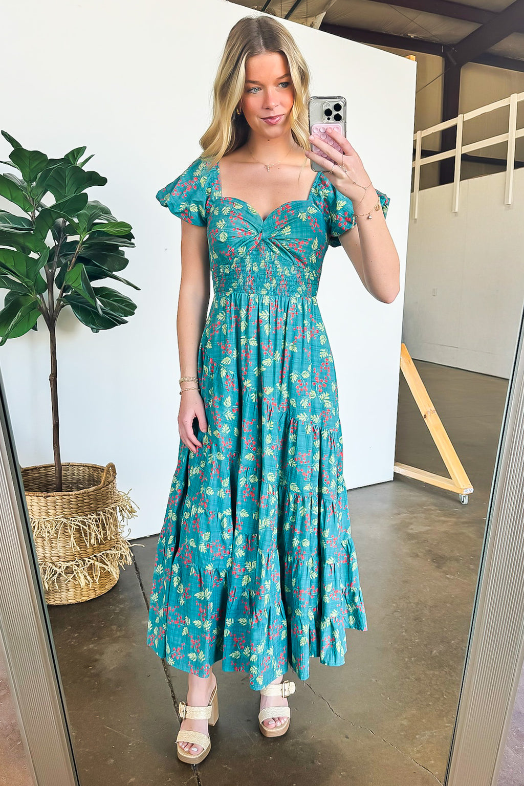 Sensationally Sweeter Floral Tiered Maxi Dress - FINAL SALE - Madison and Mallory