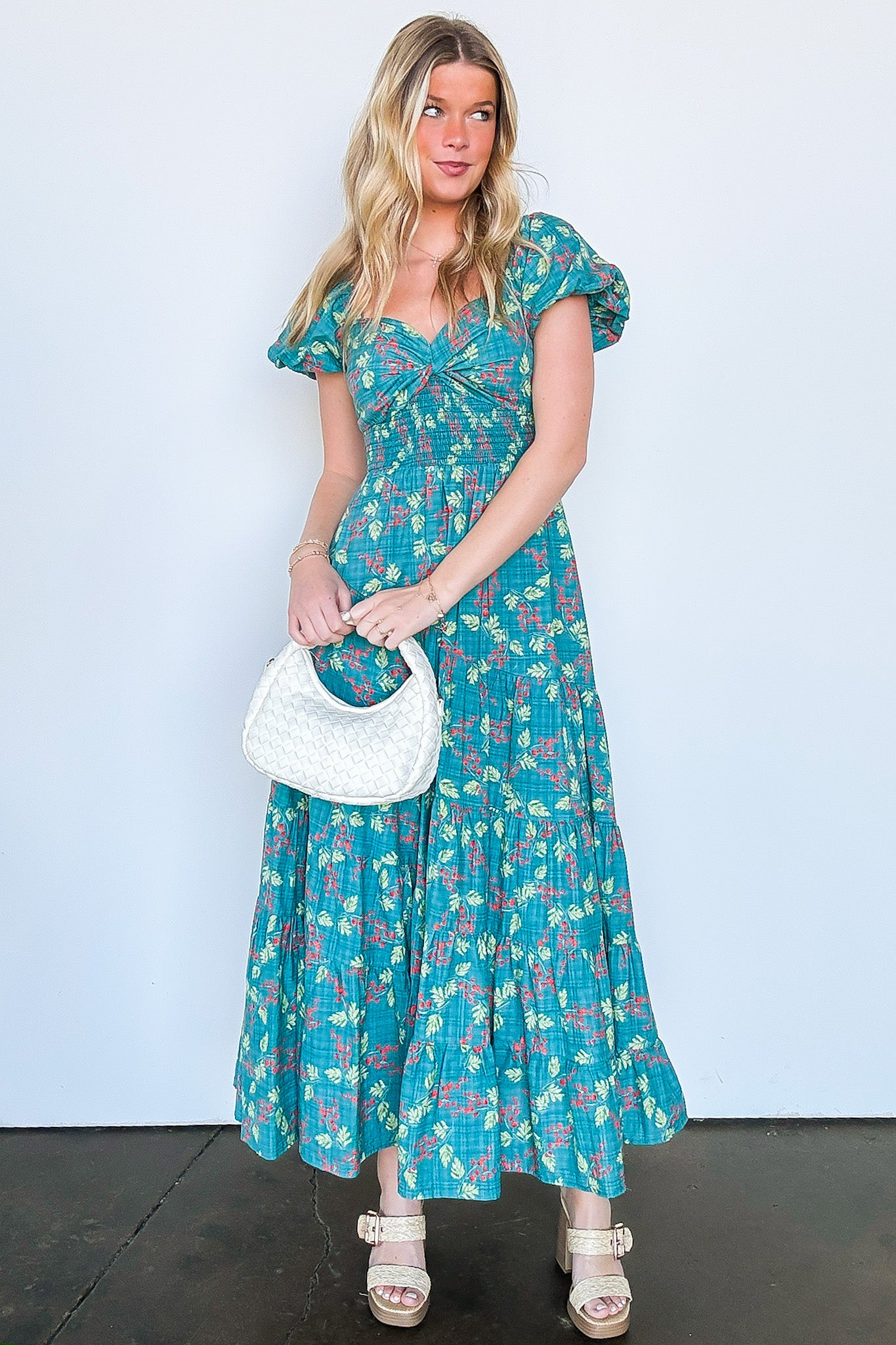 Sensationally Sweeter Floral Tiered Maxi Dress - FINAL SALE - Madison and Mallory