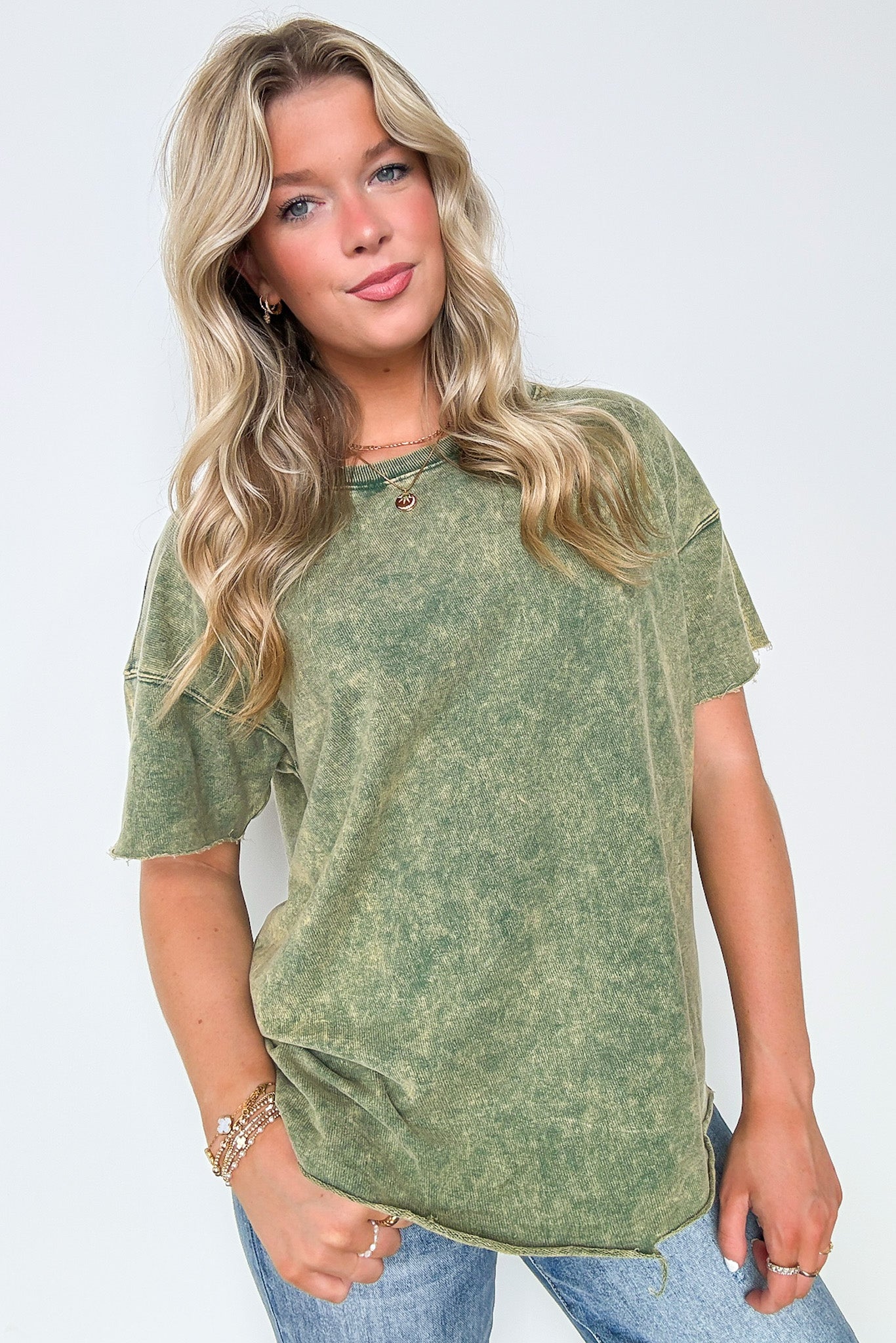  Serene Escapes Acid Wash Relaxed Fit Top - BACK IN STOCK - Madison and Mallory