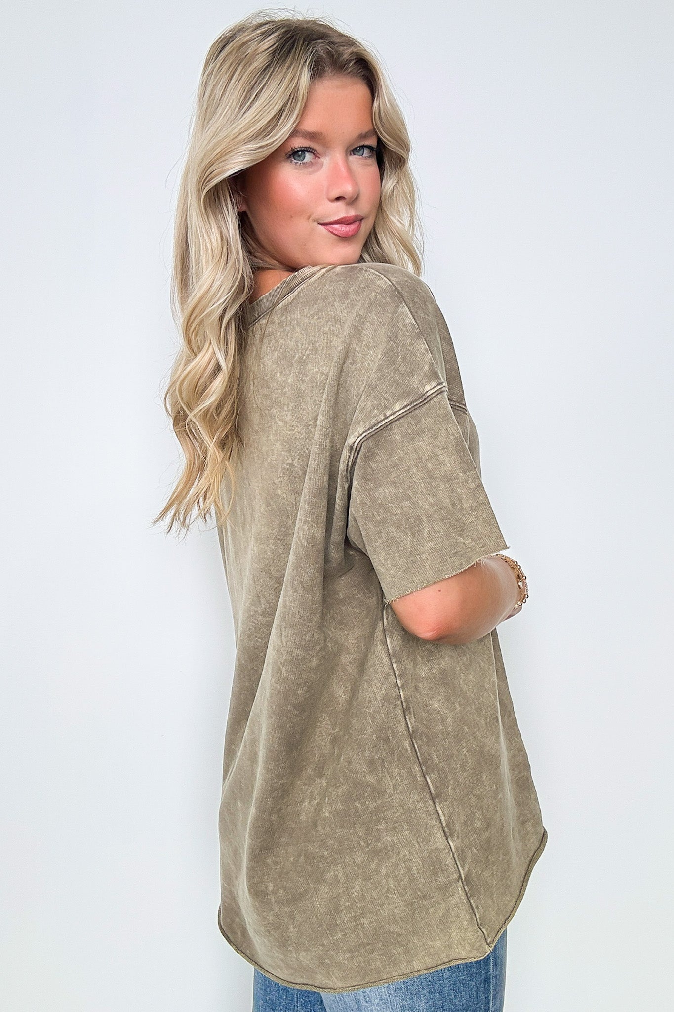  Serene Escapes Acid Wash Relaxed Fit Top - BACK IN STOCK - Madison and Mallory