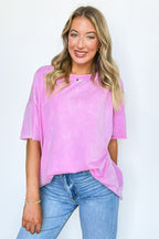 Serene Escapes Acid Wash Relaxed Top - Madison and Mallory