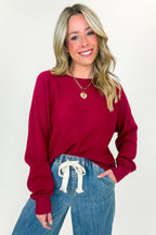 Serene Seam Viscose Knit Sweater - FINAL SALE - Madison and Mallory