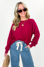Serene Seam Viscose Knit Sweater - FINAL SALE - Madison and Mallory