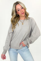 Serene Seam Viscose Knit Sweater - FINAL SALE - Madison and Mallory