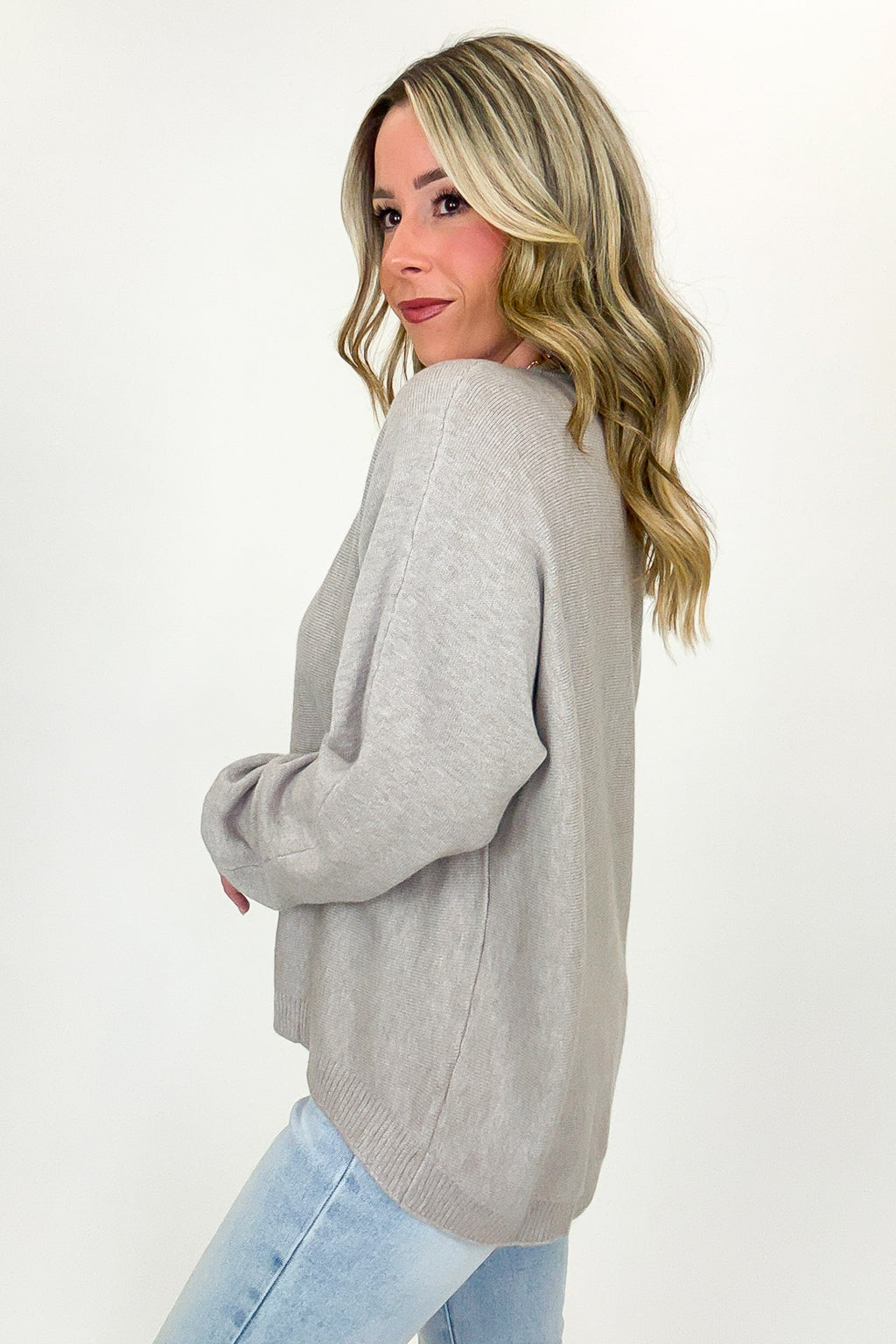 Serene Seam Viscose Knit Sweater - FINAL SALE - Madison and Mallory