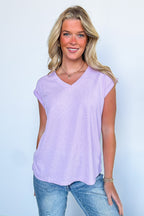 Sharon V-Neck Knit Top - FINAL SALE - Madison and Mallory