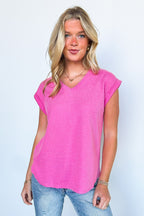 Sharon V-Neck Knit Top - FINAL SALE - Madison and Mallory