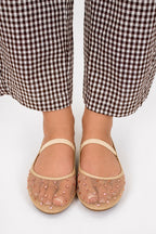 Shimmer Step Mesh Ballet Flats - Madison and Mallory