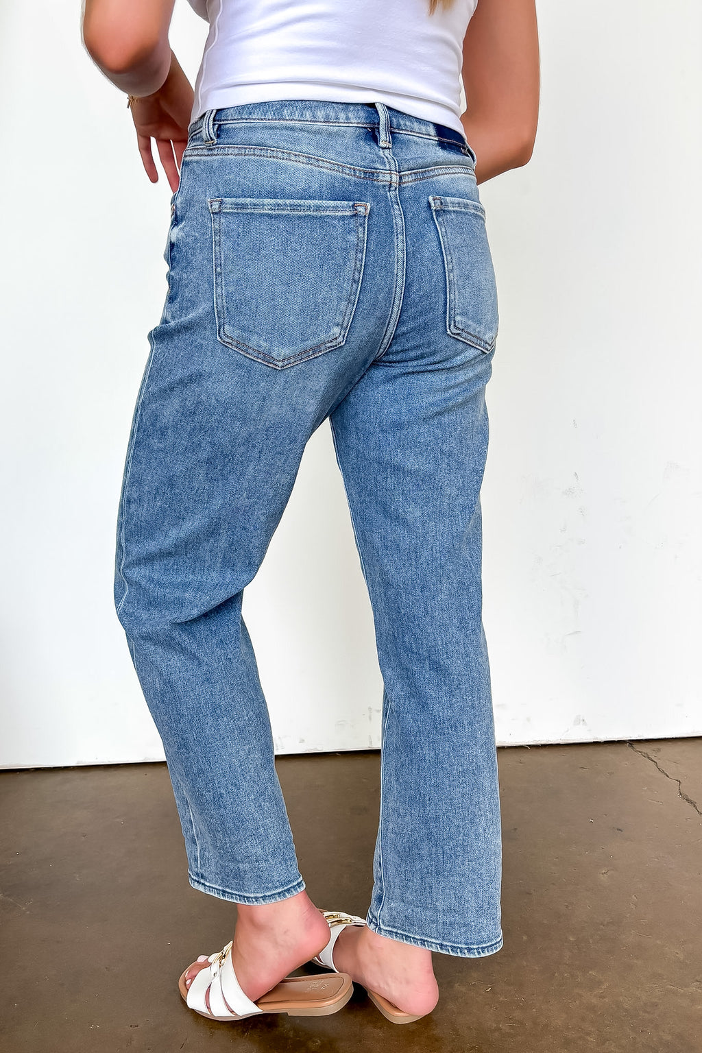 Signature Cuff Boyfriend Jeans - Madison and Mallory