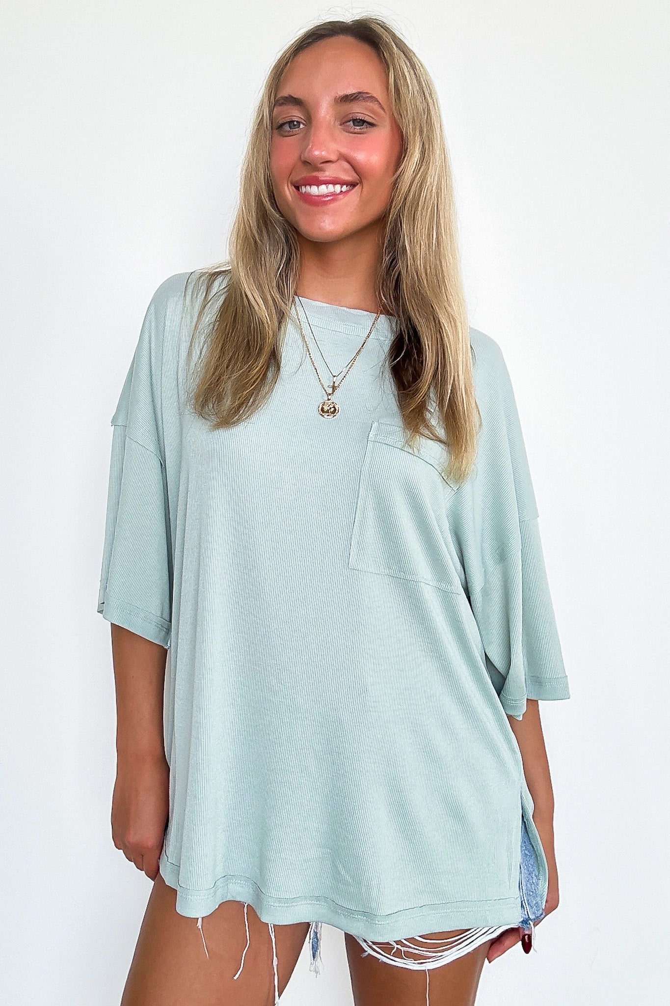 Simonah Relaxed Fit Pocket Tee - Madison and Mallory