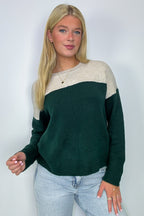 Simone Color Block Knit Sweater - FINAL SALE - Madison and Mallory