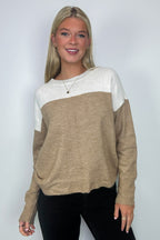 Simone Color Block Knit Sweater - FINAL SALE - Madison and Mallory
