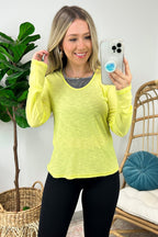 Simple Luck Long Sleeve Core Top - FINAL SALE - Madison and Mallory