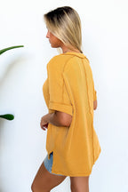 Simple Adoration Rib Knit Raw Edge Top - BACK IN STOCK - Madison and Mallory