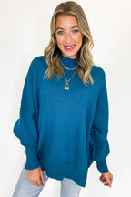 Simple Street Side Slit Oversized Sweater - BACK IN STOCK