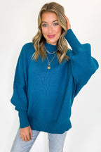 Simple Street Side Slit Oversized Sweater - BACK IN STOCK