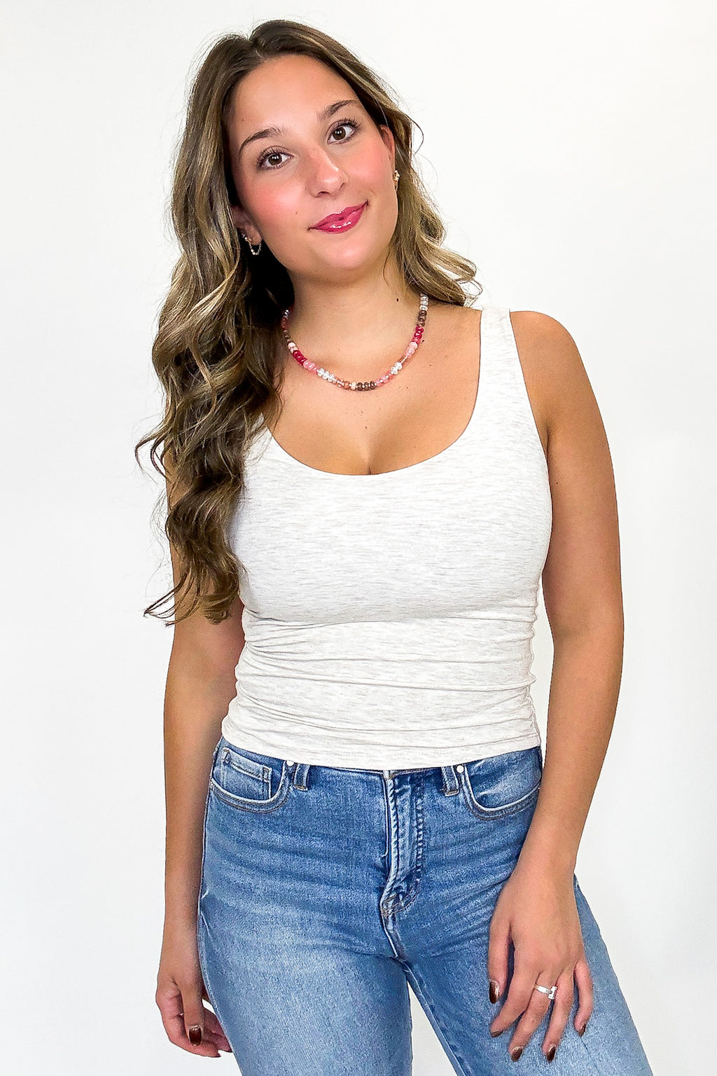 Sleek Form Scoop Neck Tank Top - FINAL SALE - Madison and Mallory