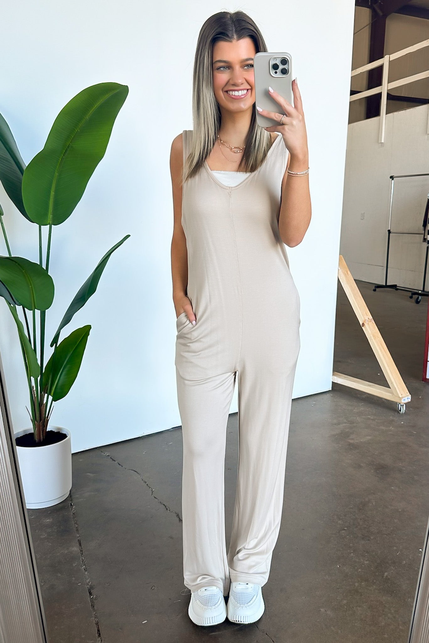  Smooth Charmer Wide Leg Jumpsuit - FINAL SALE - Madison and Mallory