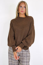 Soft Aura Mock Neck Sweater - Madison and Mallory