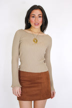 Soft Evidence Boat Neck Top - Madison and Mallory