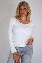Soft Evidence Boat Neck Top - Madison and Mallory