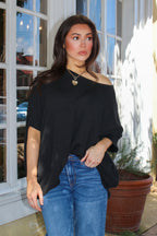 Soft Motion Ribbed Knit Top
