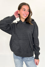 Soft Burnout Acid Wash Hooded Sweatshirt - Madison and Mallory