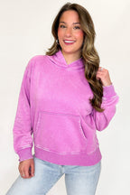 Soft Burnout Acid Wash Hooded Sweatshirt - Madison and Mallory