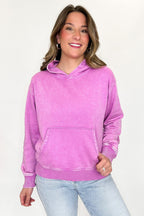 Soft Burnout Acid Wash Hooded Sweatshirt - Madison and Mallory