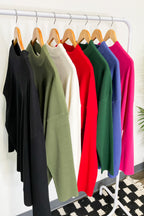 Soft Focus Mock Neck Sweater - FINAL SALE - Madison and Mallory