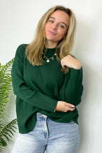Soft Focus Mock Neck Sweater - FINAL SALE - Madison and Mallory